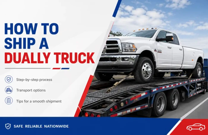 How to ship a dually truck